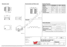 74405024047 Datasheet Cover