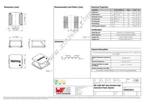 74405042015 Datasheet Cover