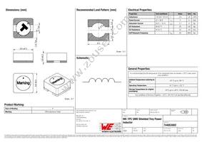 744053002 Datasheet Cover