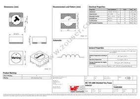 744053004 Datasheet Cover