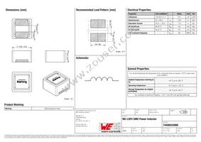 74406043068 Datasheet Cover