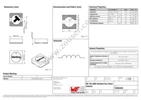 744062003 Datasheet Cover