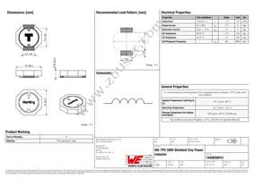 7440650015 Datasheet Cover