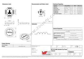 7440680033 Datasheet Cover