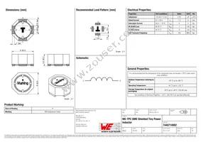 7440710082 Datasheet Cover