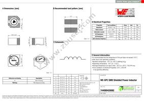 744089420082 Datasheet Cover