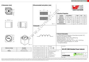 74408943068 Datasheet Cover