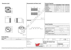 74408943082 Datasheet Cover