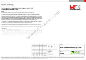 744105 Datasheet Page 3