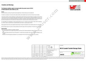 744107 Datasheet Page 3