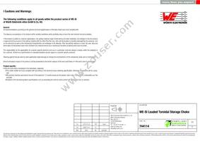 744114 Datasheet Page 3