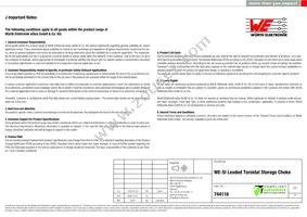 744116 Datasheet Page 4