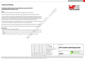 744117 Datasheet Page 3