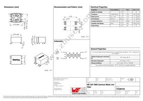 744290104 Datasheet Cover