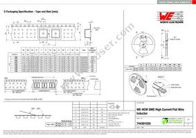 744301025 Datasheet Page 3