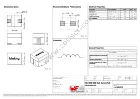 7443082010 Datasheet Cover