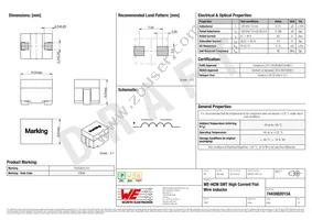 7443082015A Datasheet Cover