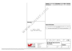 744309012 Datasheet Cover