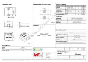 744310200 Datasheet Cover