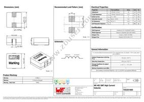 7443251600 Datasheet Cover