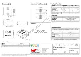 744325780 Datasheet Cover