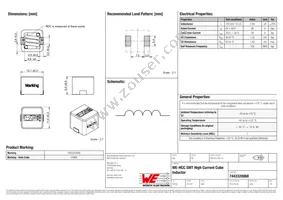 7443320068 Datasheet Cover