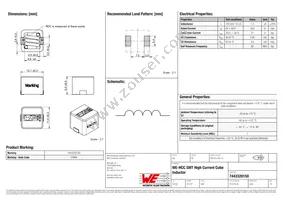 7443320150 Datasheet Cover