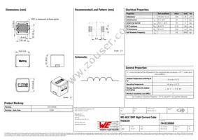 7443330068 Datasheet Cover