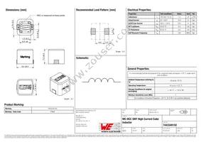 7443340150 Datasheet Cover