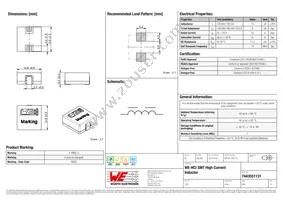 7443551131 Datasheet Cover