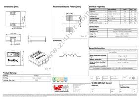 7443552280 Datasheet Cover