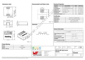 744355256 Datasheet Cover