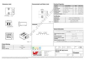 74435580820 Datasheet Cover