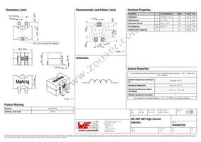 7443640330 Datasheet Cover