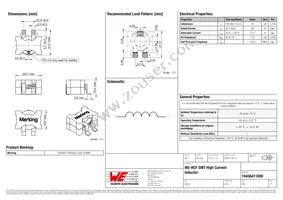 74436411000 Datasheet Cover