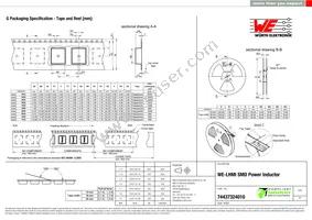 74437324010 Datasheet Page 3