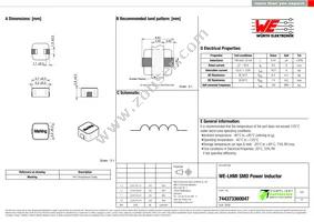 744373360047 Datasheet Cover