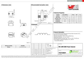 74437336047 Datasheet Cover