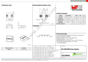 744373680039 Datasheet Cover