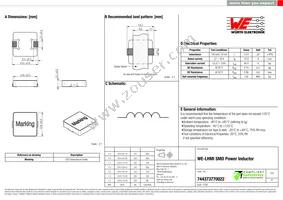 744373770022 Datasheet Cover