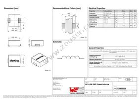 7443739650056 Datasheet Cover