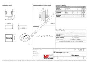 744373965010 Datasheet Cover