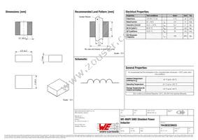 744383230033 Datasheet Cover