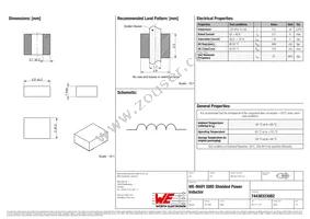 74438323082 Datasheet Cover