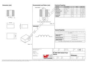 74438324012 Datasheet Cover