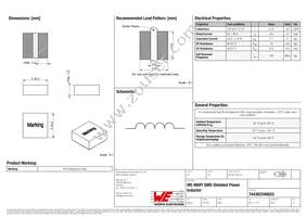 744383340033 Datasheet Cover