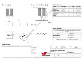 74438335220 Datasheet Cover