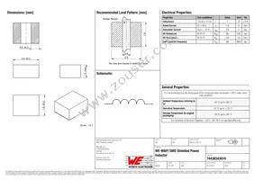 74438343010 Datasheet Cover