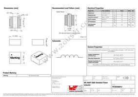 74438356012 Datasheet Cover