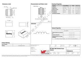 74438356150 Datasheet Cover